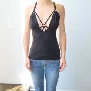 Venus Women's Black Vests-tanks-cami